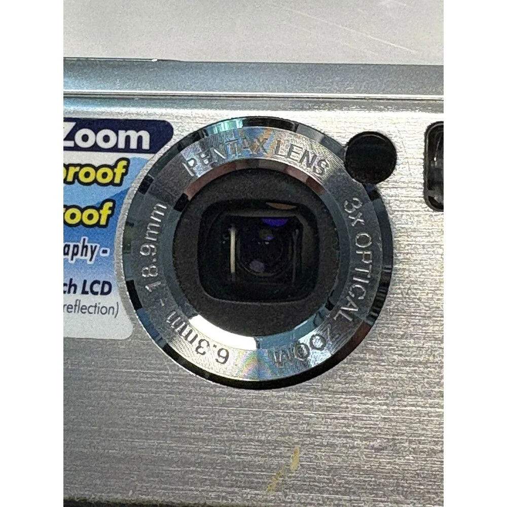 Pentax Optio WPi 6.0MP Waterproof Compact Digital Camera Silver Untested